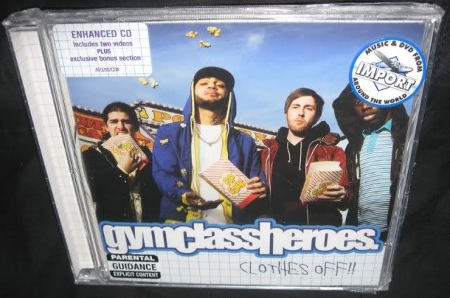 Confessions of a Ghostwriter GYM CLASS HEROES CLOTHES OFF UK CD SINGLE