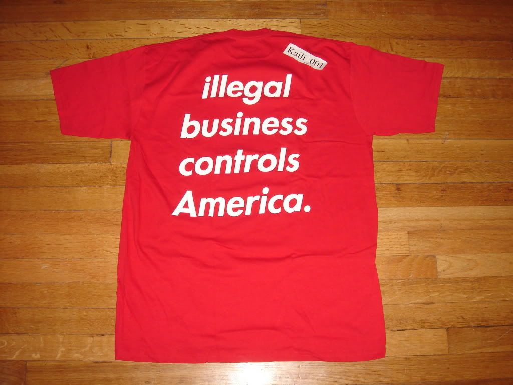 illegal business controls america t shirt