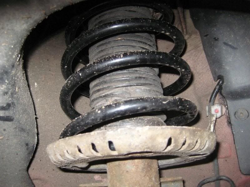 Is this coil spring upside down?