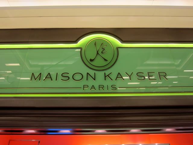 Maison Kayser Paris Menu