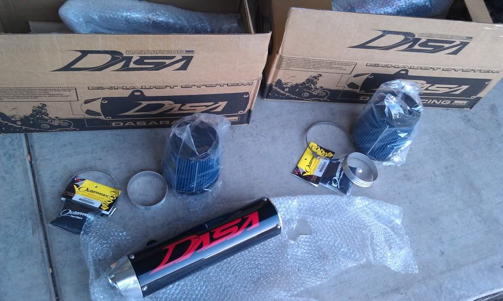 06+ Dasa Exhaust, Intake Dr. D. Exhaust BRAND NEW Honda TRX 450R