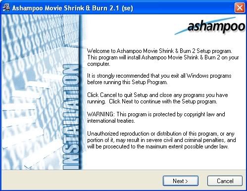 Ashampoo Movie Shrink And Burn 3