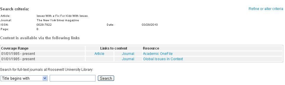 Example Output