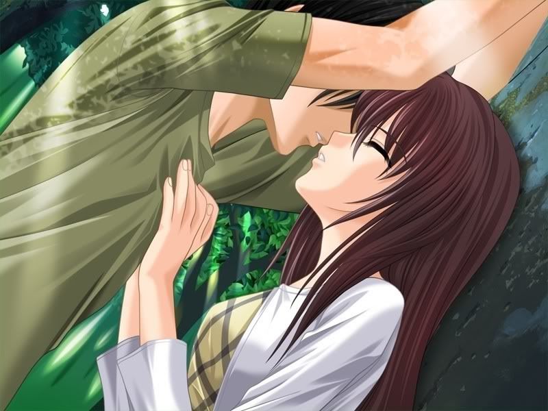 anime couples kiss. anime couple kiss picture