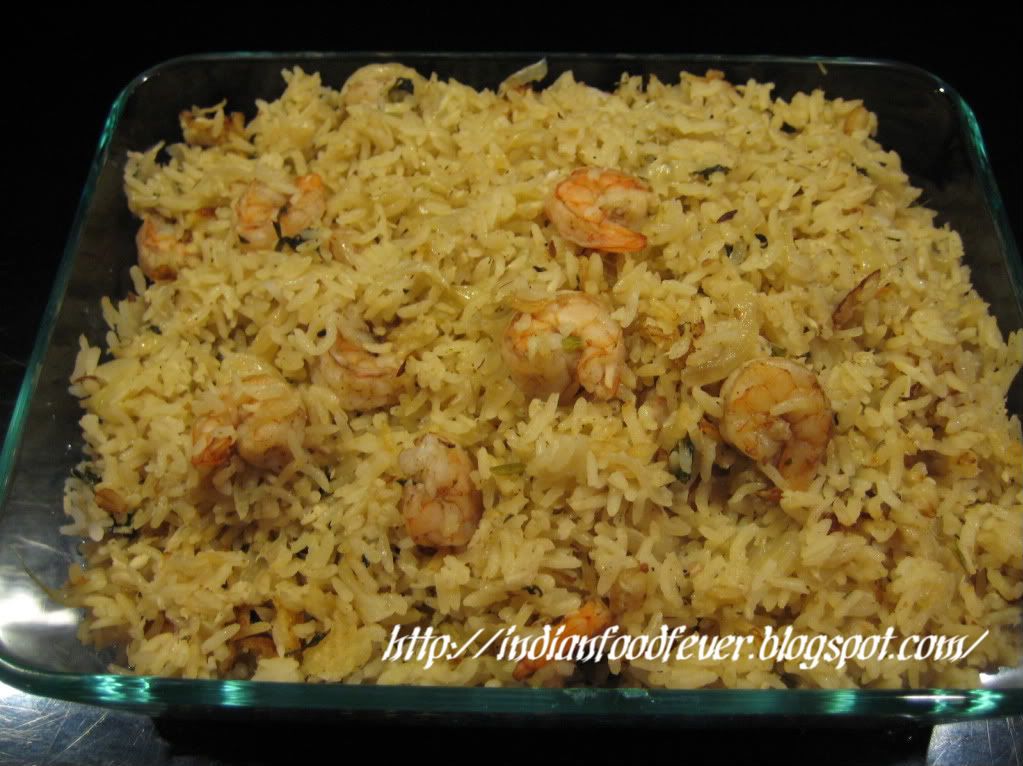 shrimp,shrimp coconut rice,coconut