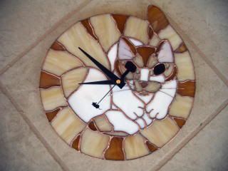 cat clock Pictures, Images and Photos