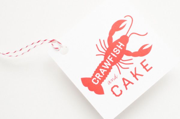 Crawfish and Cake Birthday Invitations by Lauren Chism
