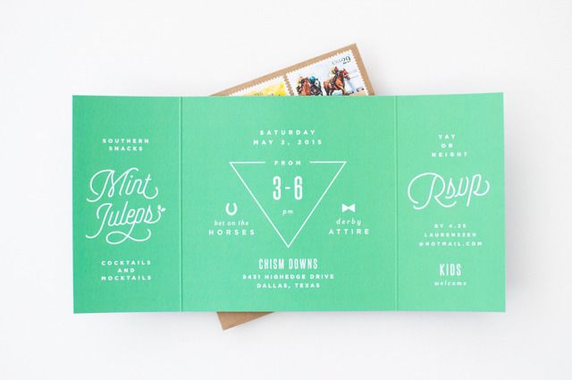 Kentucky Derby Party Derby Day Invitations by Lauren Chism