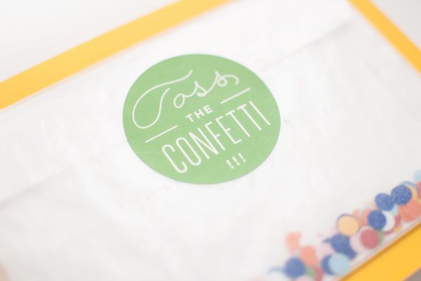 Lauren Chism Colorful Confetti Baby Shower Invitations