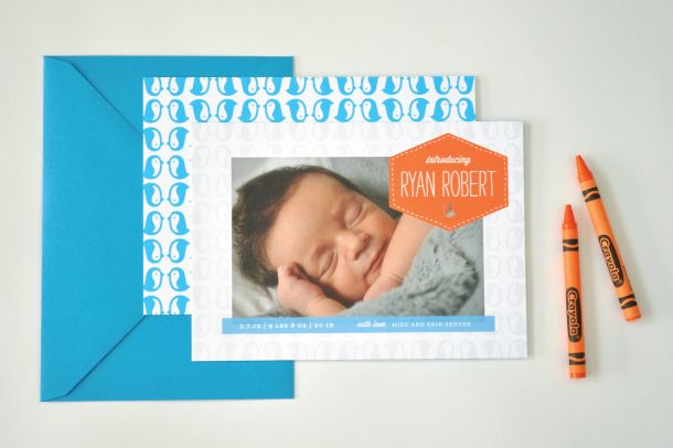 custom birth announcements