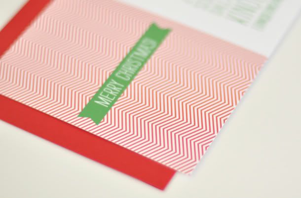 chevron holiday party invitation