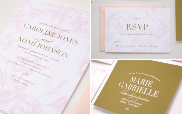 dallas wedding invitations