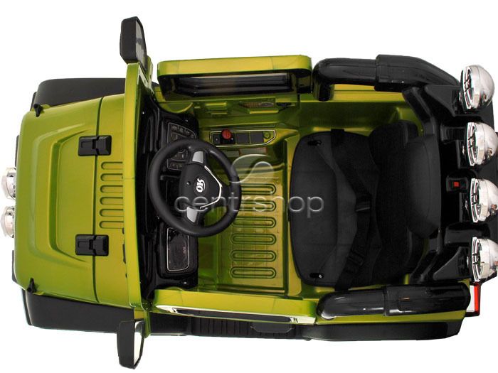 DĚTSKÉ ELEKTRICKÉ AUTO DŽÍP REBACK - zelená metalíza (JJ235_A)
