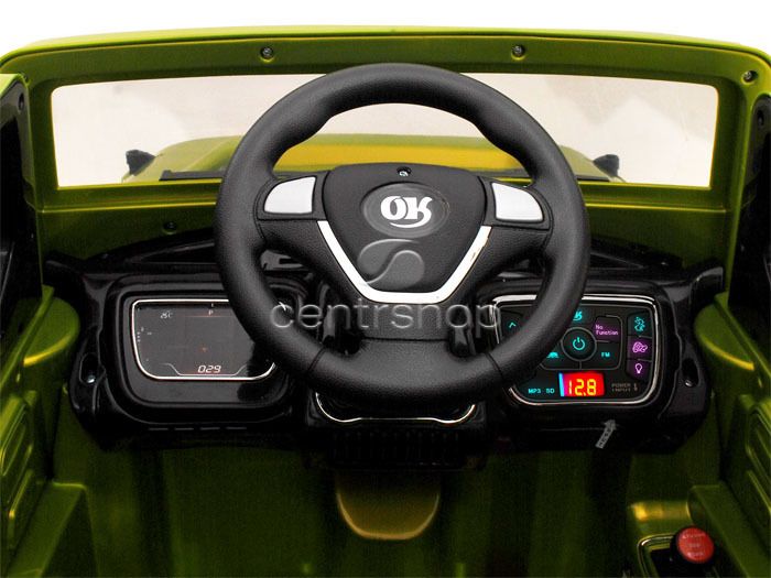 DĚTSKÉ ELEKTRICKÉ AUTO DŽÍP REBACK - zelená metalíza (JJ235_A)