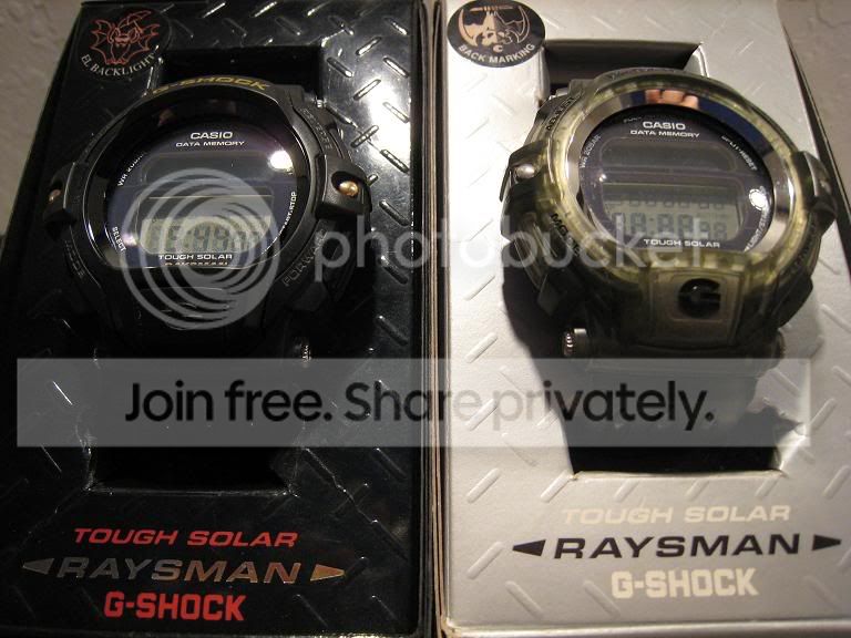 FS: 2 NOS Casio G-Shock Raysman MIB II / MIS | WatchUSeek Watch Forums