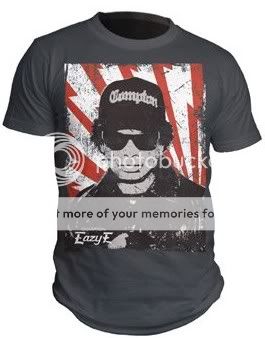 Eazy E Retro Eazy Compton NWA New Grey T Shirt XXL