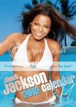 JANET JACKSON UNOFFICIAL 2012 A3 CALENDAR NEW & SEALED NUMBER ONES 