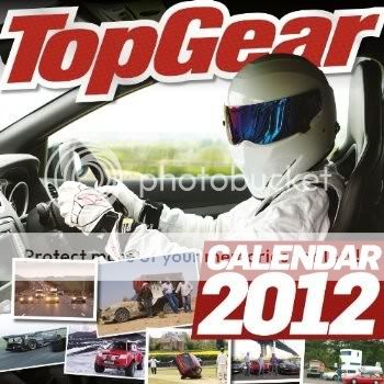 TOP GEAR UK OFFICIAL 2012 DESK CALENDAR NEW & SEALED THE STIG  