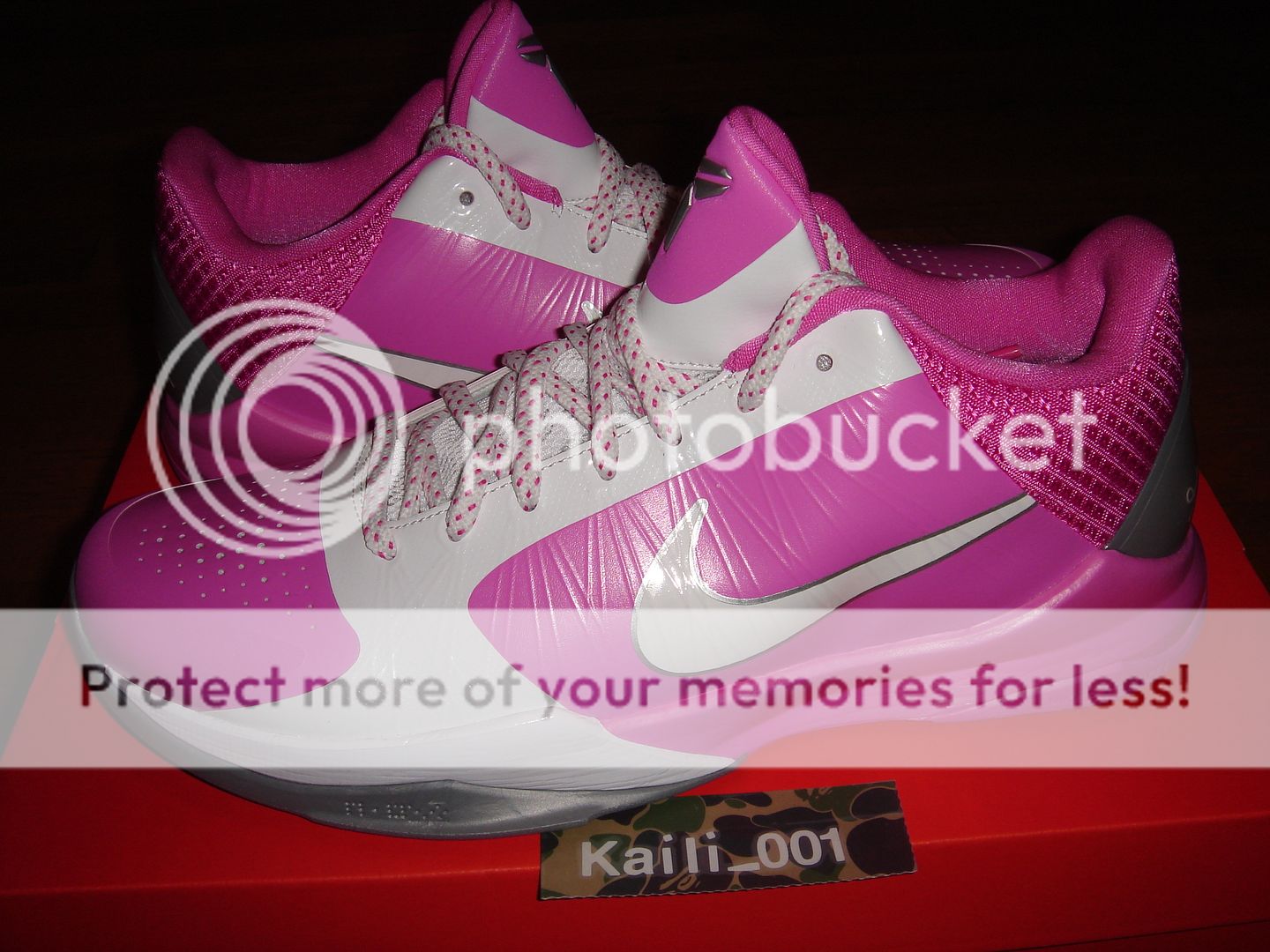 Nike Air Zoom Kobe V TB Think Pink Dark Knight Chaos OG  