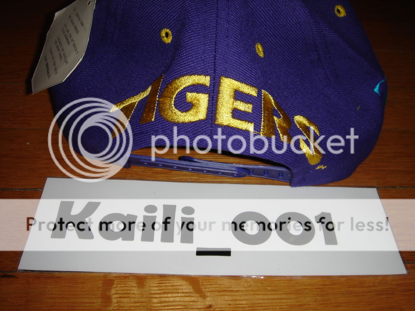 VTG LSU MATCH 1 SNAP BACK HAT OG STARTER THE GAME  