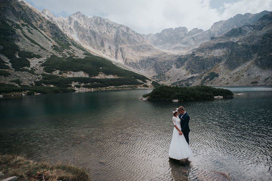 Sesja ślubna w górach Zakopane Tatry Czarny Staw