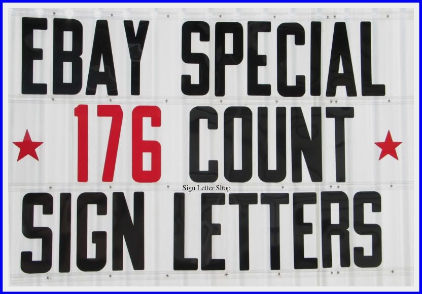 8 Inch Flexible Outdoor Portable Marquee Sign Letters EBay