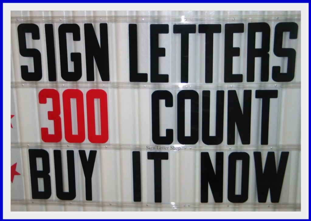 PORTABLE-SIGN-LETTERS-8-inch-Plastic
